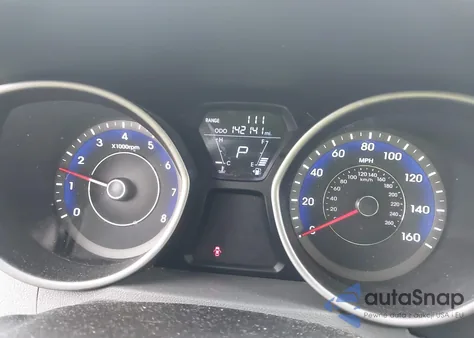 2012 Hyundai Elantra Gls (Ulsan Plant) from USA, damaged, VIN KMHDH4AE6CU281645